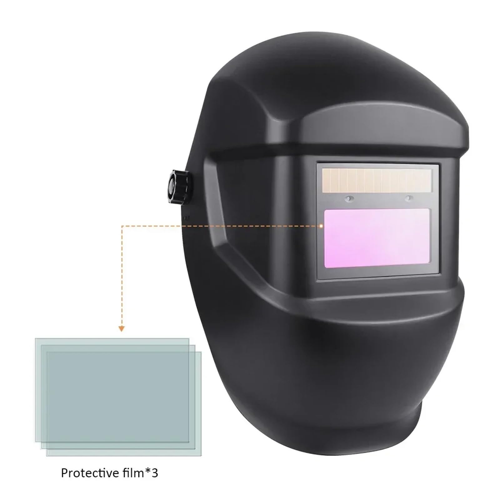 Automatic Dimming Welding Mask Large View LCD Screen Auto Darkening Welding Helmets for Grinding Cutting Arc Welding Equipment