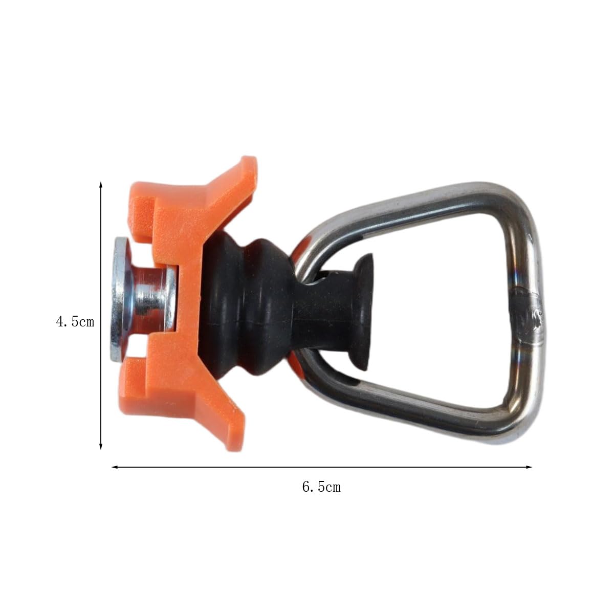 Paquete de 4 Conectores Individuales para rieles de avión, Accesorios para Barras de avión, Accesorio Ideal para amarrar y Transportar de Forma Segura, 1000 kg/Dan — view 7