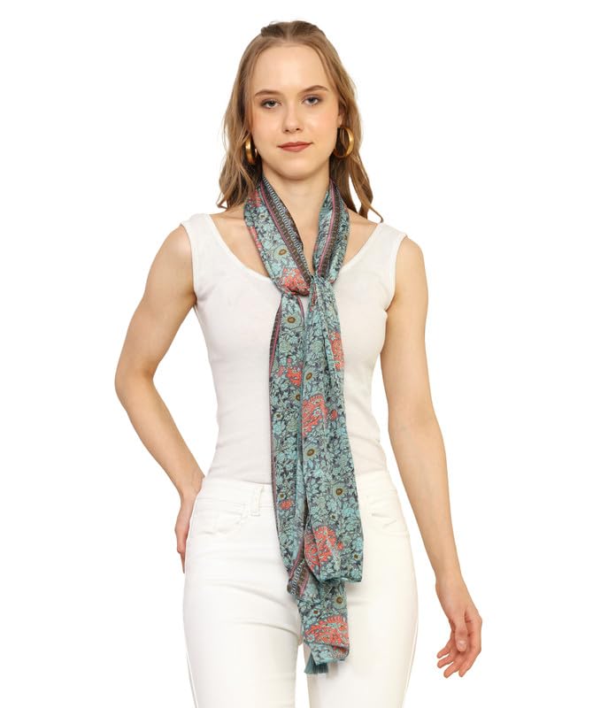 KE KanhaExportsKE KANHA EXPORTS scarf for women stylish | Scarf For Women | face mask | Printed Fancy Tassle Full Face Cover | Head | Hair Face Protection | Sun Protection in summer & Winter | Lightweight