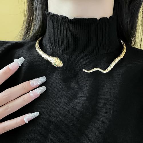 Collier ras du cou avec strass incrustés reflets brillants durables