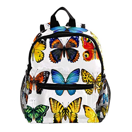 Mochila para niños y niñas  escolar para en edad preescolar para y  nueve colores mariposas