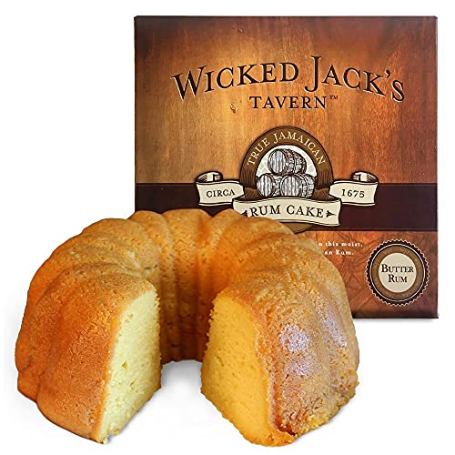 Wicked Jacks Jamaican Butter Rum Cake, Original Golden, 20-Oz, Vacuum Packed #TOP6