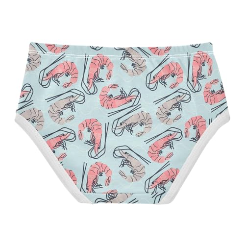 Girls' Underwear Shrimp Cotton Stretch Comfort Toddler Panties2
