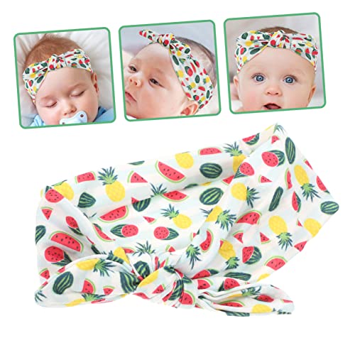 GALPADA Laço faixa de cabelo infantil acessórios de tecido fruta criança