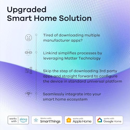 Linkind Matter Smart Rgbtw Bulb, Smart Light Bulbs Work With Apple Home/Siri/Google Home/Alexa/Smartthings thumb #2
