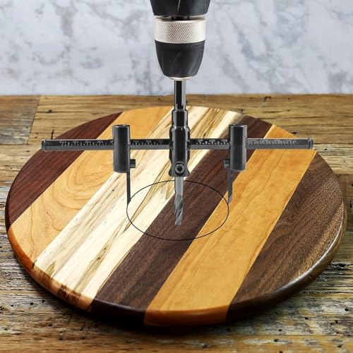 Image of Inditrust New Adjustable Wood Hole saw Circle drill bit set Adjustable Wood Cutter (30-200mm)