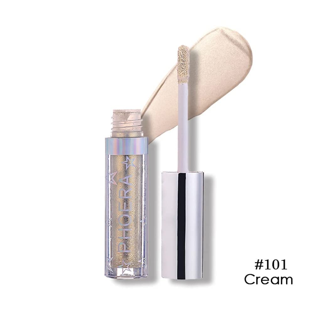 Sombra de ojos con purpurina Maquillaje líquido brillante colores brillantes lápiz lápiz brillante duradero impermeable brillante pigmentos metálicos pigmentos metálicos (A101)