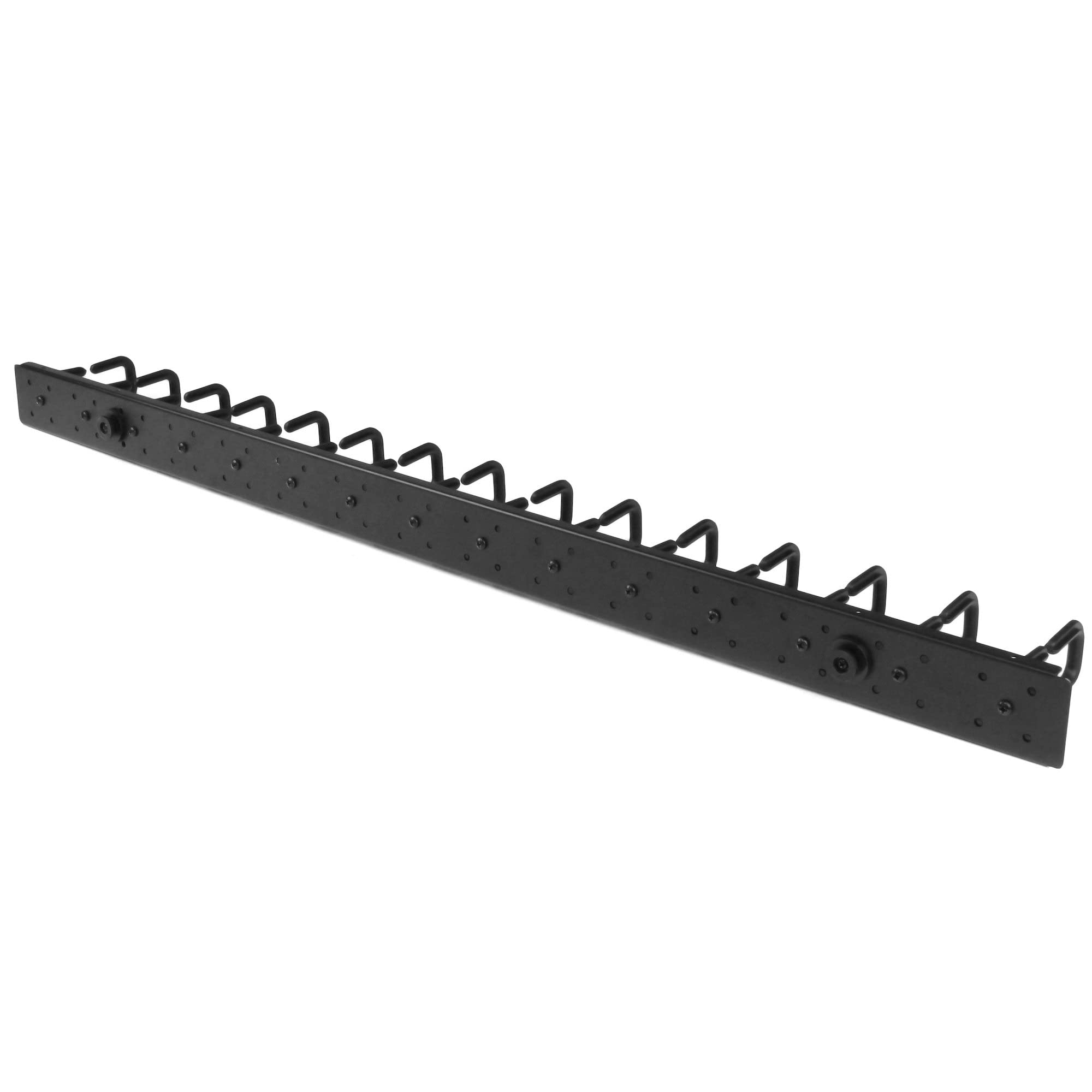 StarTech.com Vertical 0U Server Rack Cable Management w/ D-Ring Hooks - 20U Network Rack Cord Manager Panel - 3ft Wire Organizer (CMVER20UD)