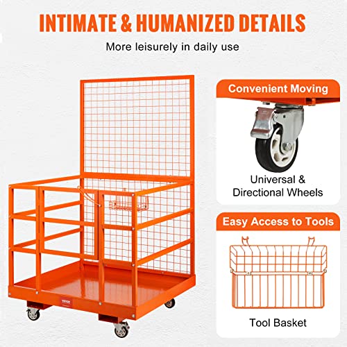 image for BestEquip Forklift Safety Cage, 43