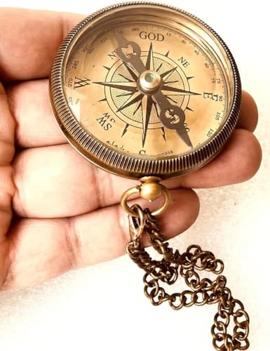 Gift for Grandson Brass Compass Engraved Quote | Memory Present to My Grandson Birthday, Baptism, Graduation, Confirmation, Love, Gift idea by Grandpa Grandma - Image 3