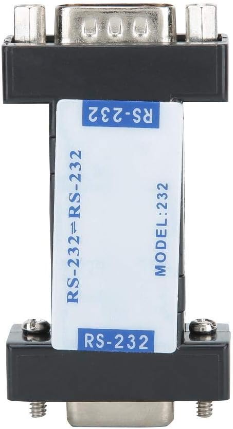 Tangxi RS232 to 232 Converter Optical Isolator 2500V Continuous / 7500V Pulse PhotoElectric Optical Isolator 0-57600BPS DB9 Connector for EIA/TIA RS232 and CCITT V.24 Standards