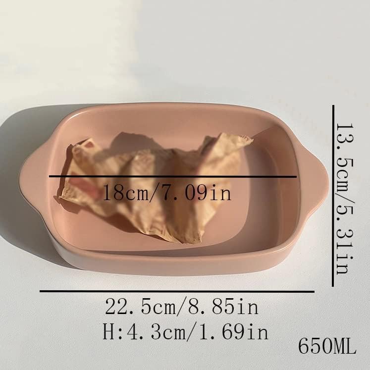 Plat de cuisson petit format en céramique couleur crème style amphore - 3