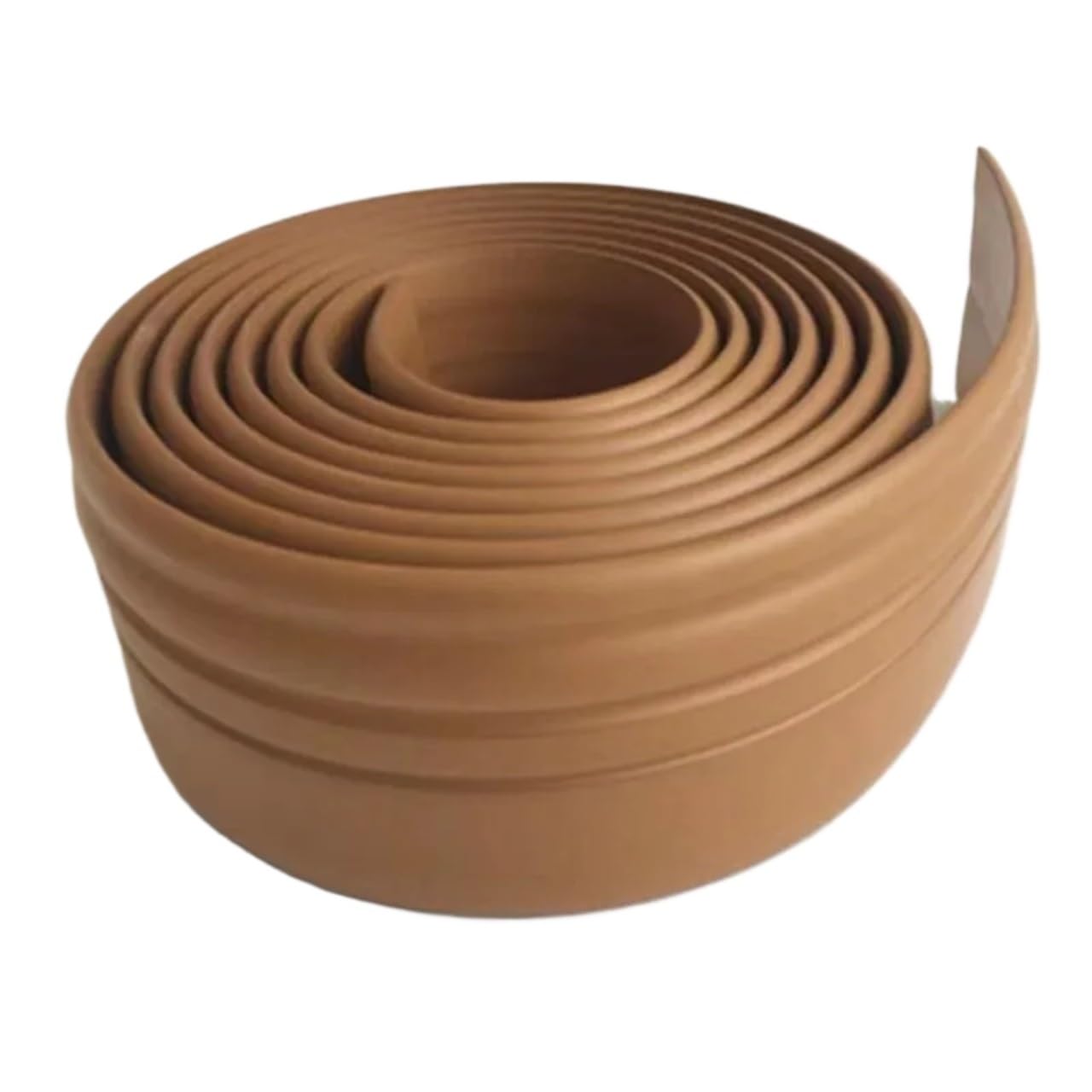 Finiture Del Battiscopa 2 pezzi m x 80 mm adesivi murali in schiuma PVC impermeabile autoadesivo battiscopa pavimento TV sfondo bordo modellazione decorazione domestica fai da te(Dark brown)