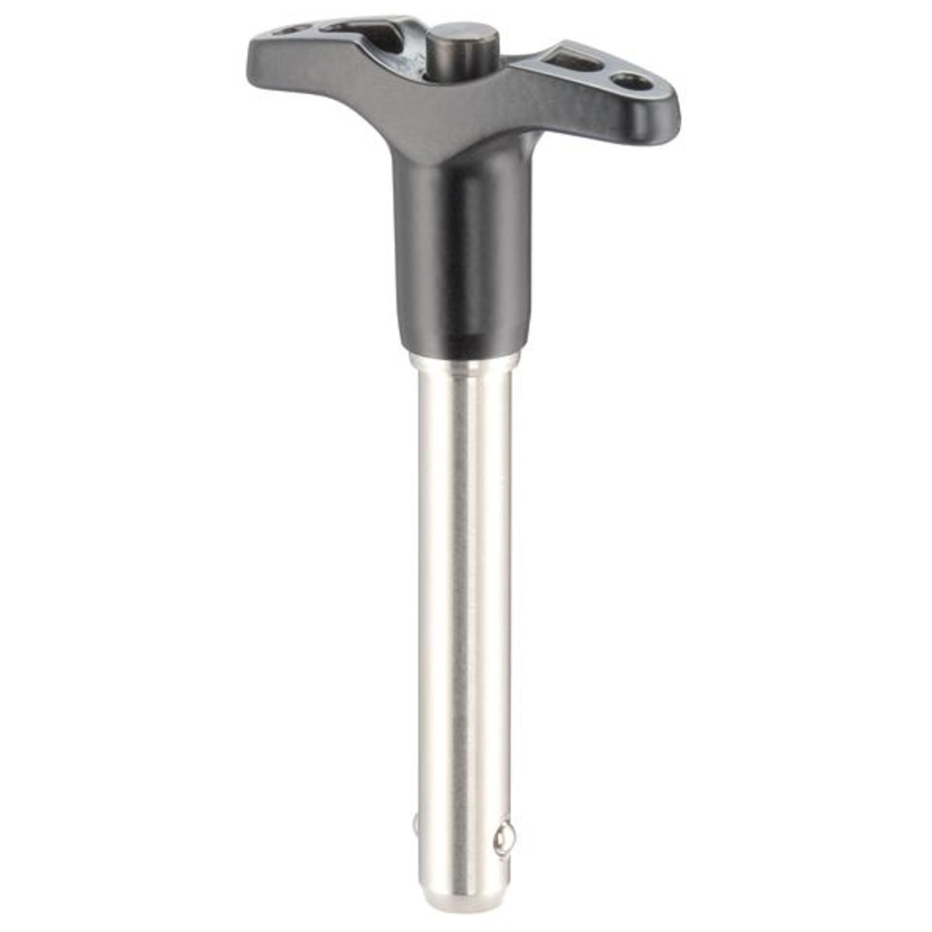 Kugelsperrbolzen, selbstsichernd, mit T-Griff | d1=6 mm / l1=80 mm/Rostfreier Stahl 1.4305 | 22340.0021