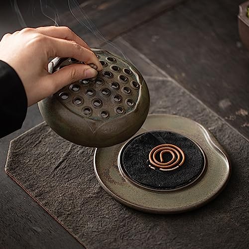 Porte-encens Lotus TUSUOD pour purifier l'air du bureau