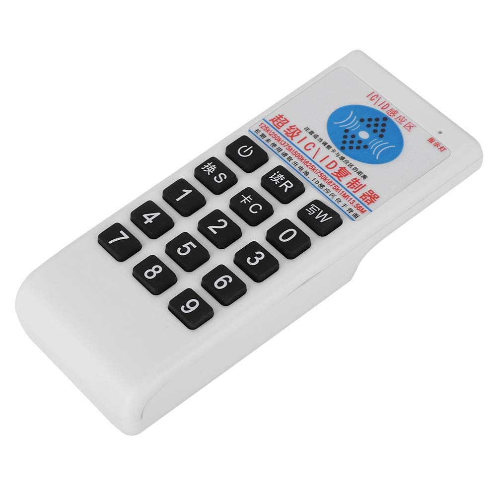 ASHATA Handheld RFID Kopierer,Tragbar RFID IC ID Kartenleser Duplizierer Kopierer ID Karte Cloner,Ergonomisch Handheld ID Karte Kopierer Schreiber Leser Duplicator 125Khz 13.56MHZ
