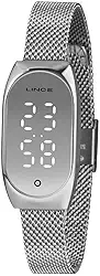 Relógio LINCE feminino prata digital LDM4706L SXSX
