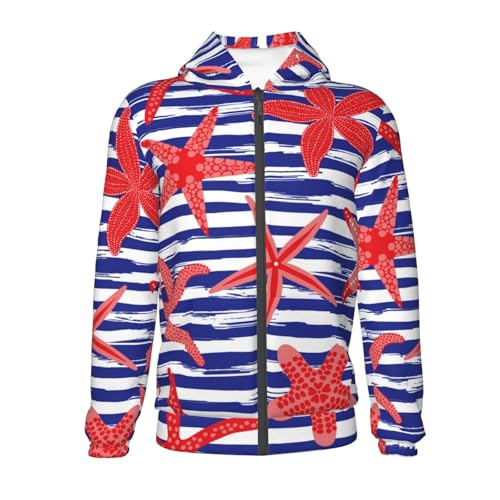 Sea Stars Kid Hoodies Boys Zip Up Sweatshirts Girls Pullover with Pocket2