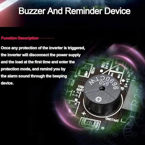 6000W Pure Sine Wave Inverter DC 24V to AC 110V Converter with USB Charger & Socket, Perfect for Travel, Camping, RV, Boat - 4000W/5000W/8000W Options Available