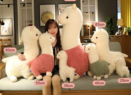 Alpaca Plush Toy 11 Inches Soft Llama Stuffed Animal Plushie Stuffed Llama Alpaca Plush For Doll Present Baby (White) #TOP2