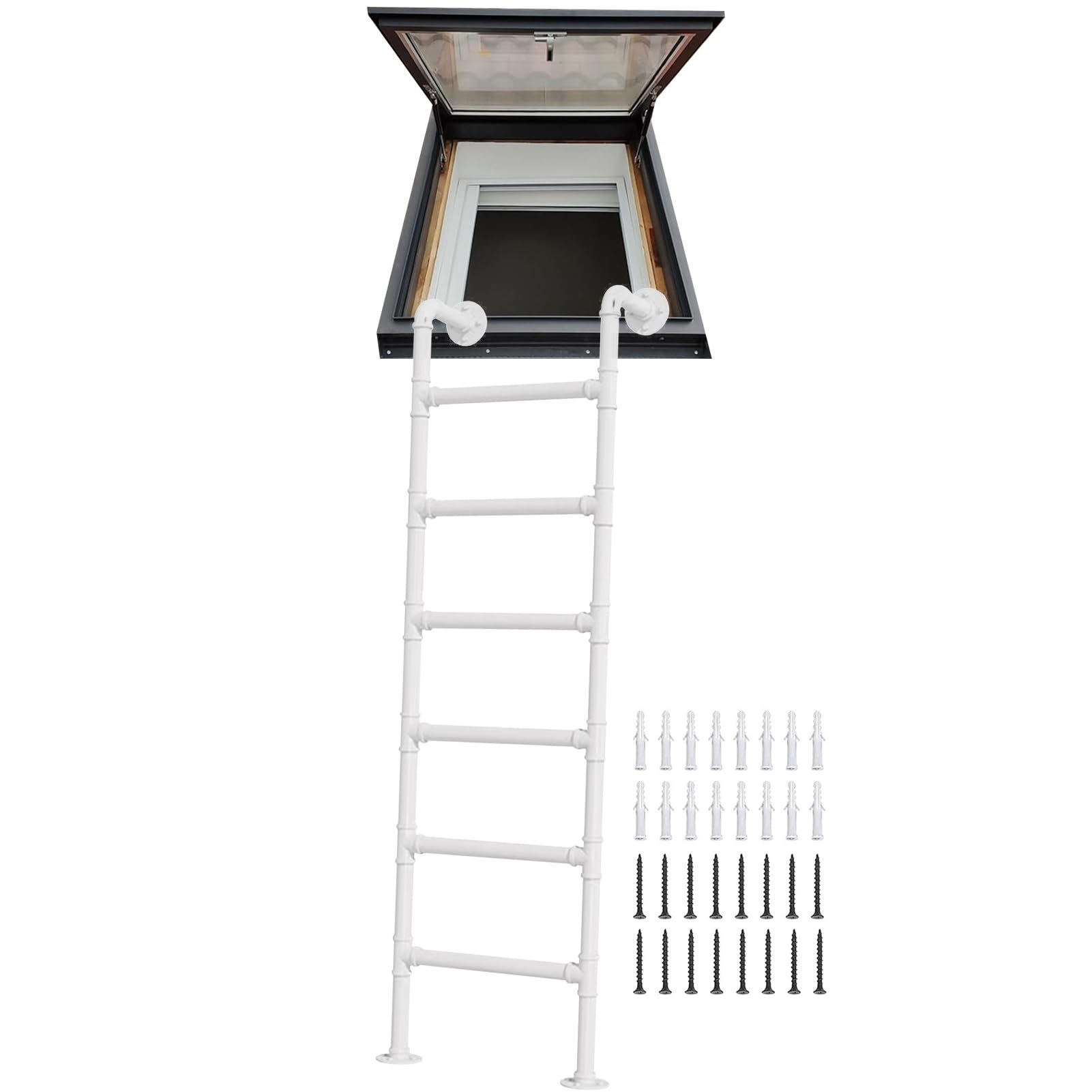 Wrought Iron Window Well Ladder