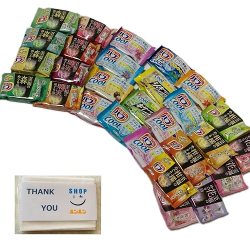 【アソート】炭酸力のバブ 花 森 果実 柑橘 クール ミント レモン ライム 入浴剤 オリジナルティッシュ付き (28種×各1個)