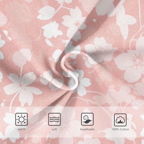 KLL Pink Floral Plant Small Fresh Background Toddler Boys' Soft Training Underwear Cute Children Panties3