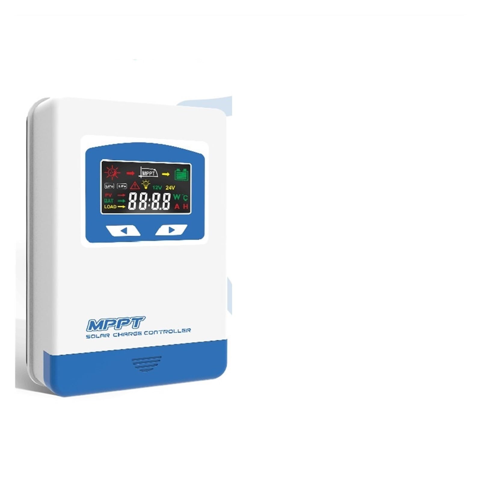 Kontroler ładowania słonecznego, Kontroler Ładowarki Słonecznej MPPT 40A 30A 20A 12V 24V Regulator Panelu Słonecznego Wyświetlacz LCD Różne Tryby Kontroli Obciążenia Obsługa(30A)