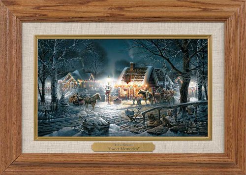 Wild Wings Sweet Memories Framed Oak Collage by Terry Redlin