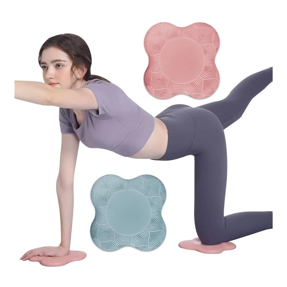 1 almohadilla protectora gruesa antideslizante para yoga, rodilleras, soporte plano suave, rebote, antideslizante, para deportes, fitness, absorción de golpes