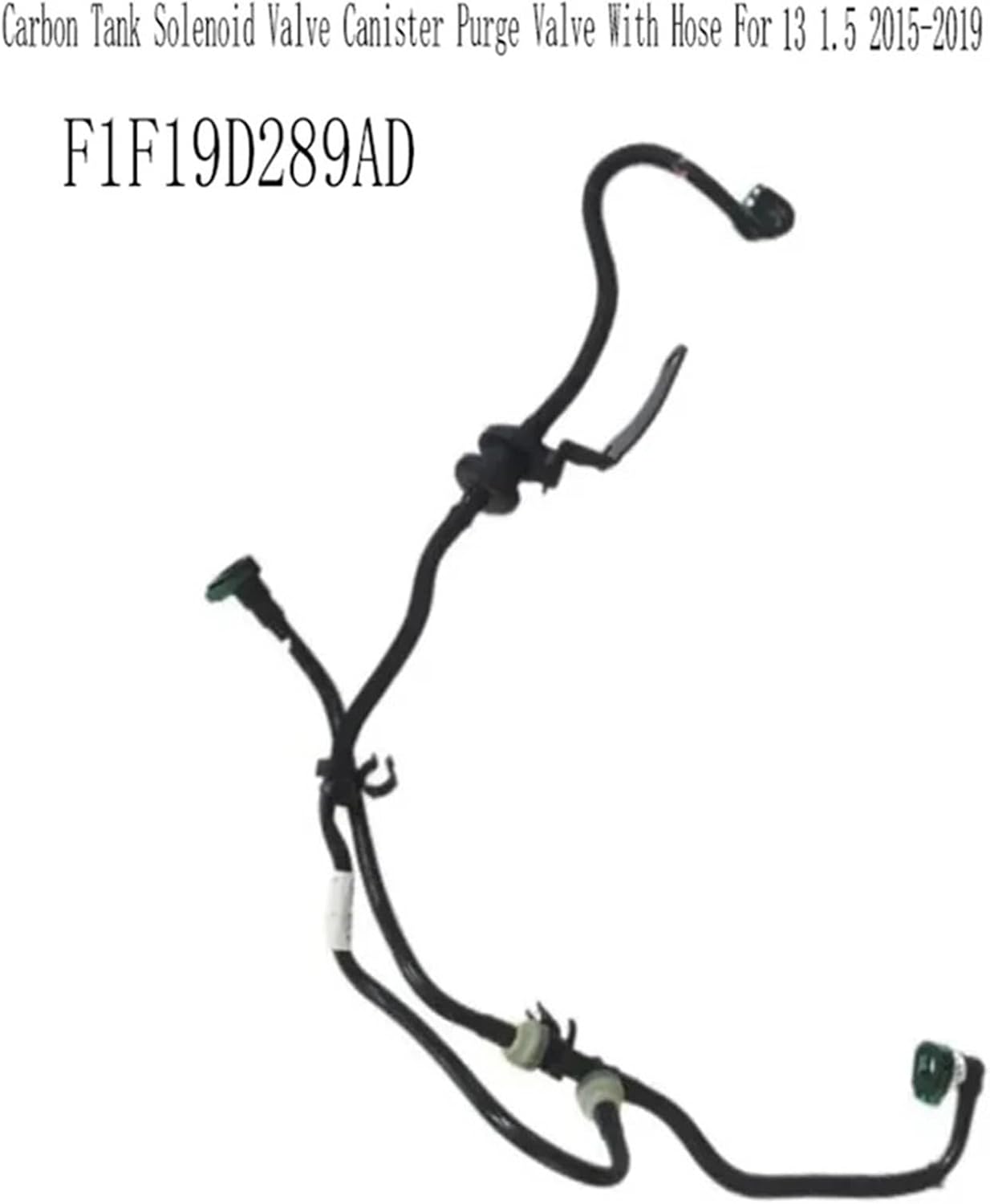 F1F19D289AD Carbon Tank Solenoid Valve Canister Purge Valve With Hose Compatible With Focus 15 Kuga 13 1.5 2015-2019