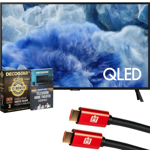 Image of Samsung QN32Q8FAAFXZA 32 inch QLED Q8F 4K Vision AI Smart TV (2025) Bundle with CPS Exclusive 1-Year Protection, 2X 6Ft 4K HDMI Cable & Deco Gear Complete Home Theater Beginner