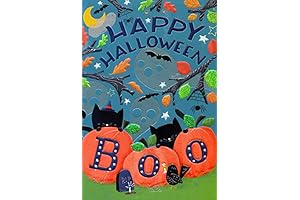 50 Picturesque Halloween Cards with Spooky Ghosts and Black Cats