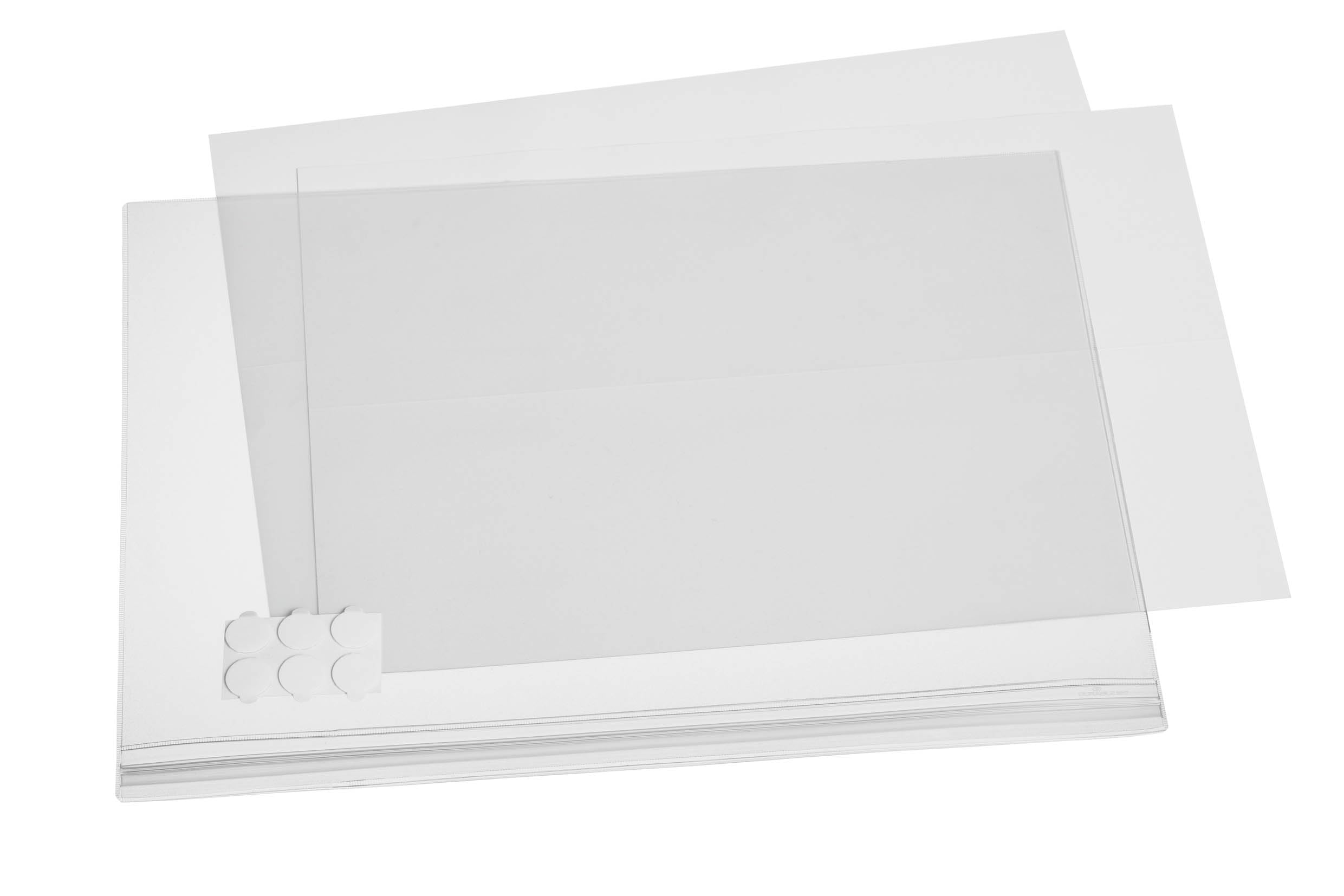 Durable 501719 Plakattasche wasserdicht A3 selbstklebend, Beutel à 5 Stück, transparent