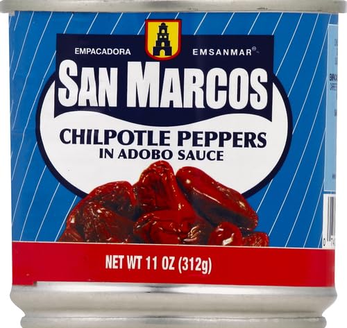 Image of San Marcos Chipotle Peppers Adobo Sauce (11Oz) (Pack of 4)
