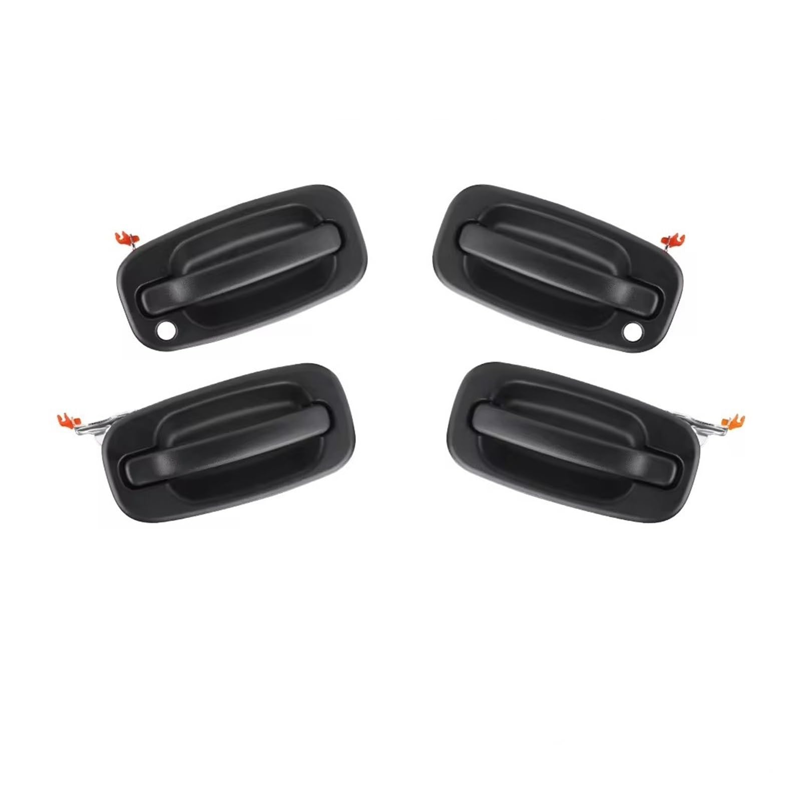 Car Exterior Door Handle For Cadillac For Escalade For ESV For EXT 2002 2003 2004 2005 2006 Outer Door Handle Black Handle(4pcs)