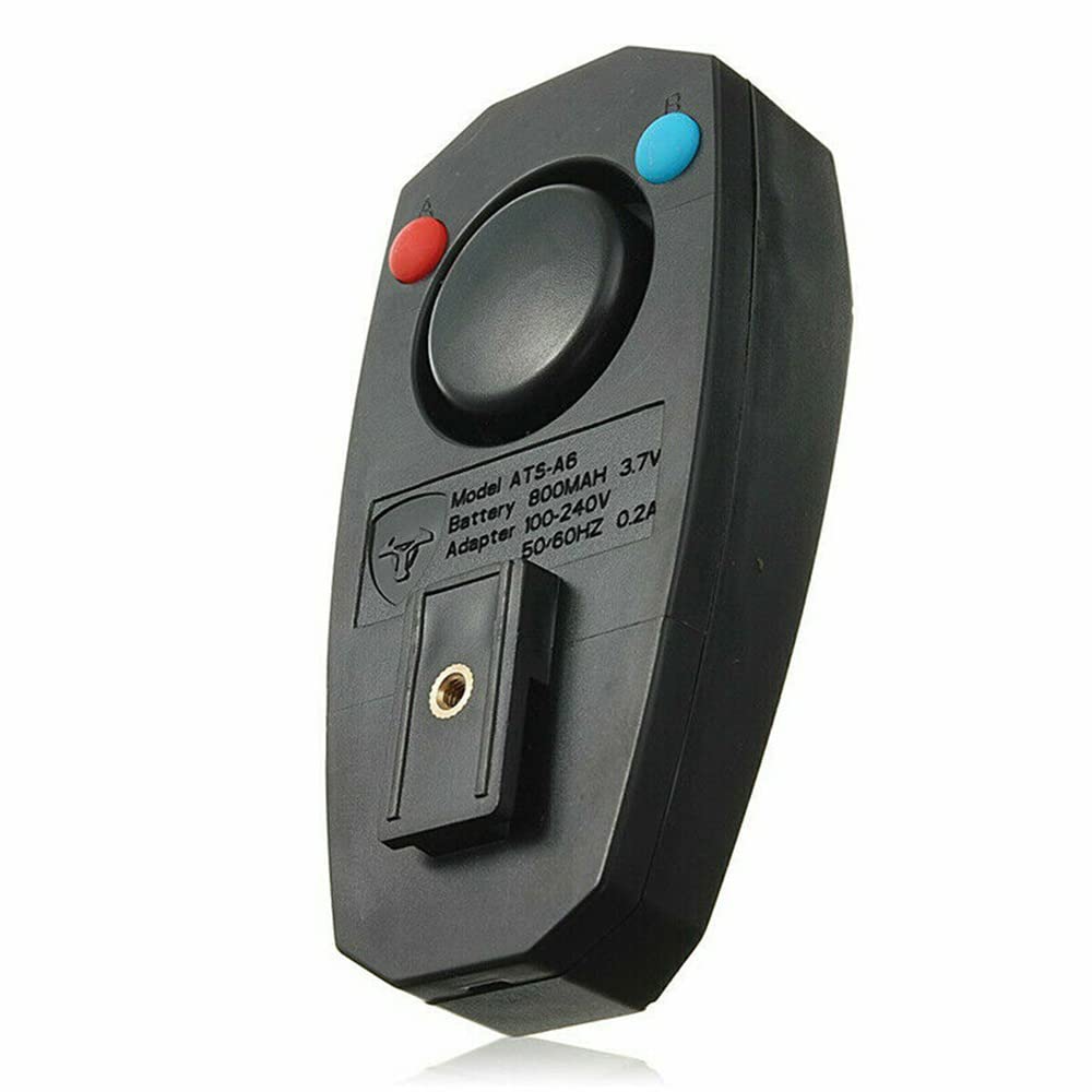 Baceyong Zestaw tylnych świateł rowerowych LED, alarm antykradzieżowy, ładowany przez USB, pilot zdalnego sterowania, ochrona przed kradzieżą, pilot zdalnego sterowania, lampa rowerowa USB