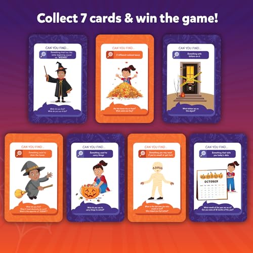 skillmatics card game - found it halloween scavenger hunt educational learning toys perfect for indoor or outdoor play classrooms party games gifts for kids and families for ages 4 5 6 7