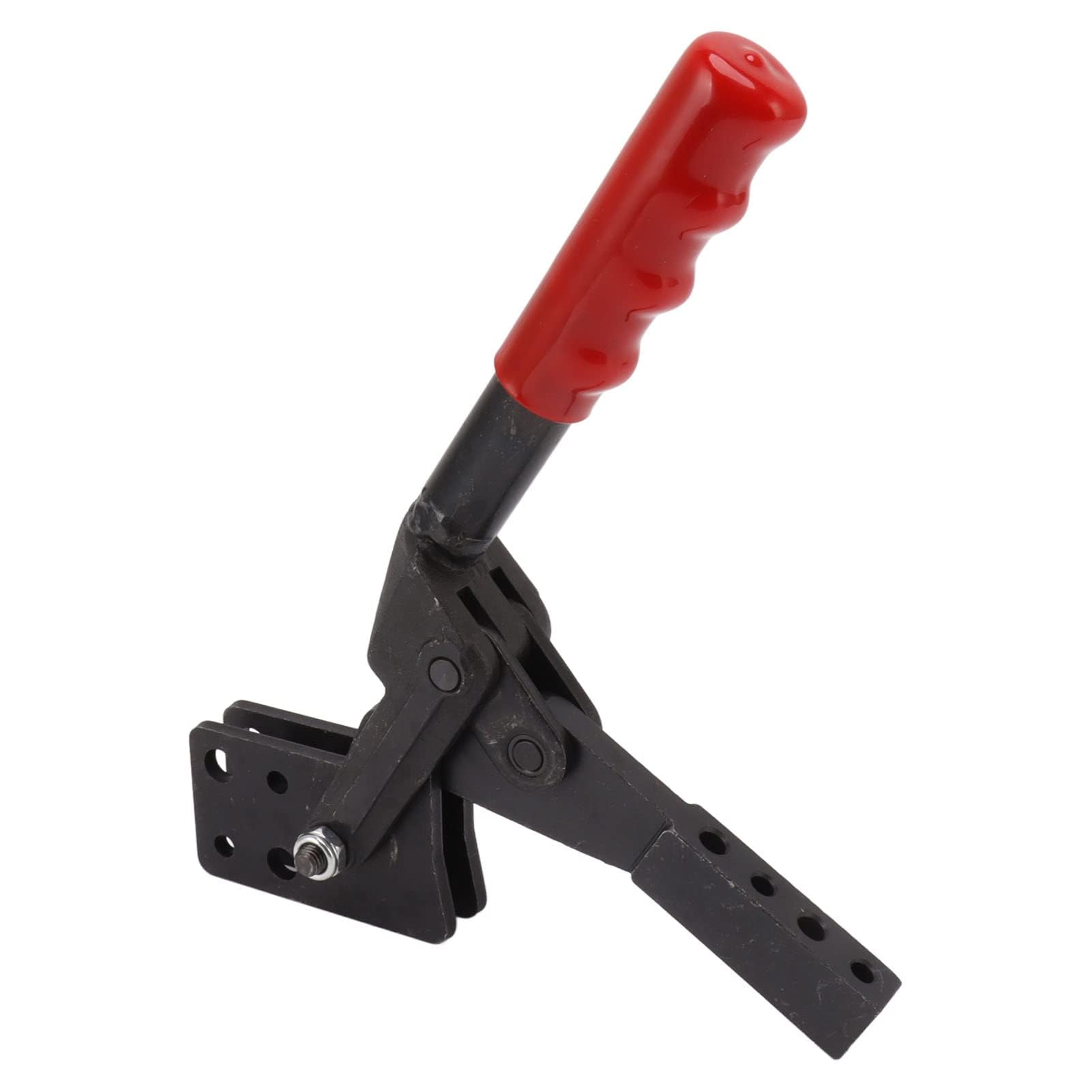 Abrazadera de palanca, abrazadera de acero al carbono resistente, fuerza de 700 kg, mango de presión de 200 grados, para puertas de coche, operaciones mecánicas y aplicaciones de soldadura GH 70730A