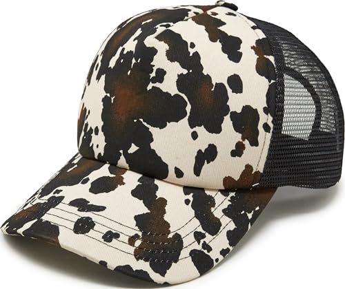Image of Funky Junque Foam Trucker Hat, Trucker Hats for Women & Men - Blank Adjustable Snapback Mesh Back Baseball Cap