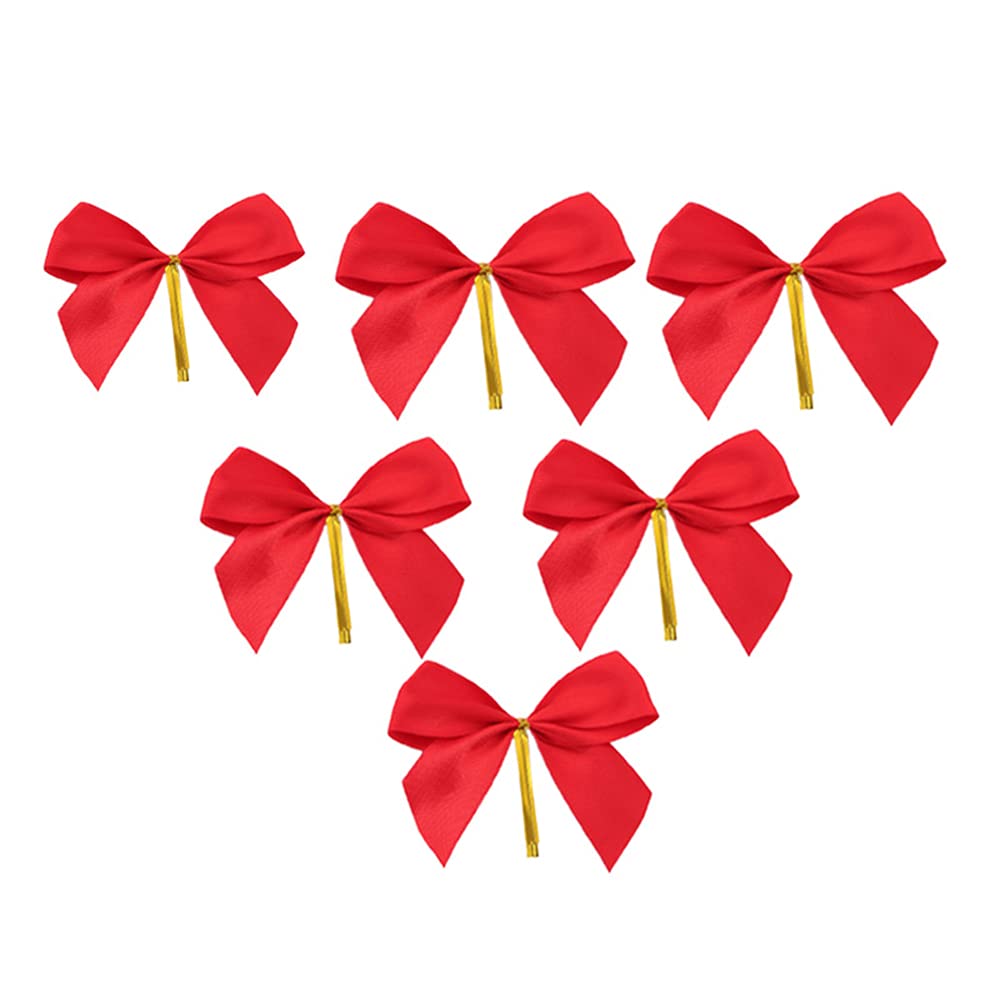 Grandi Fiocchi Di Natale Per Ghirlanda, Fiocco Decorativo Per Albero Di Natale, Fiocchi Decorativi In Velluto Rosso, Fiocco Da Appendere All'albero Di Natale, Fiocchi In Velluto Per Decorazione Della