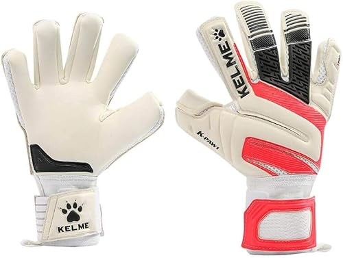 Miniatura 12 de KELME Soccer Goalkeeper Gloves, Professional Goalie Glove, Unisex, Super Grip Latex, Finger Protection Negro/Rojo,Negro/Verde,Negro