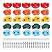 HAPPY MOTTE 25 Rock Climbing Holds for Kids Climber with Hardware , Rock Wall Holds Climbing Rock Wall Grips for Indoor and Outdoor Playground Play Set