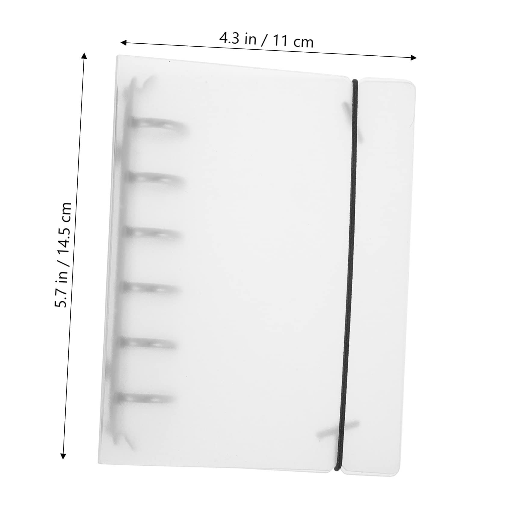 DOITOOL 10 Stück Transparente Ringbuch Hülle Strapazierfähige PP Matte Binder Schutzhülle Verschleißfest Schmutzabweisend Büro und Schulordner Organizer Nachfüllbar Leicht