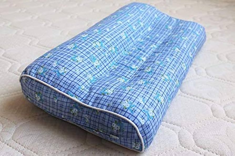 パイプまくら、ピローケース付き、5個セット、三層ウェーブ、小粒ソフトパイプ使用① パイプまくら、ピローケース付き、5個セット、三層ウェーブ