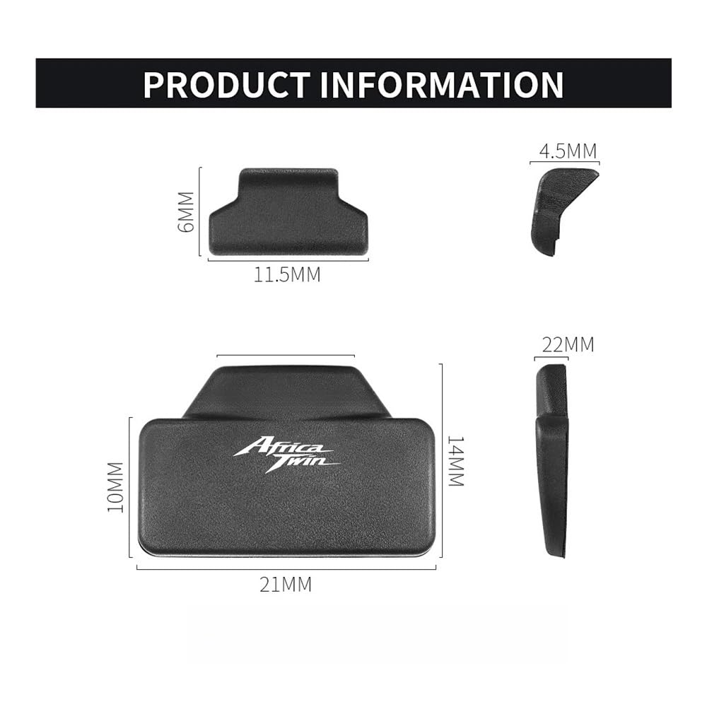 Schienale passeggero Cuscino Per Bauletto Posteriore Per Moto Set Di Imbottitura Per Schienale Passeggero Per Africa Twin CRF1000L CRF1100L Per Sport Per Avventurosi