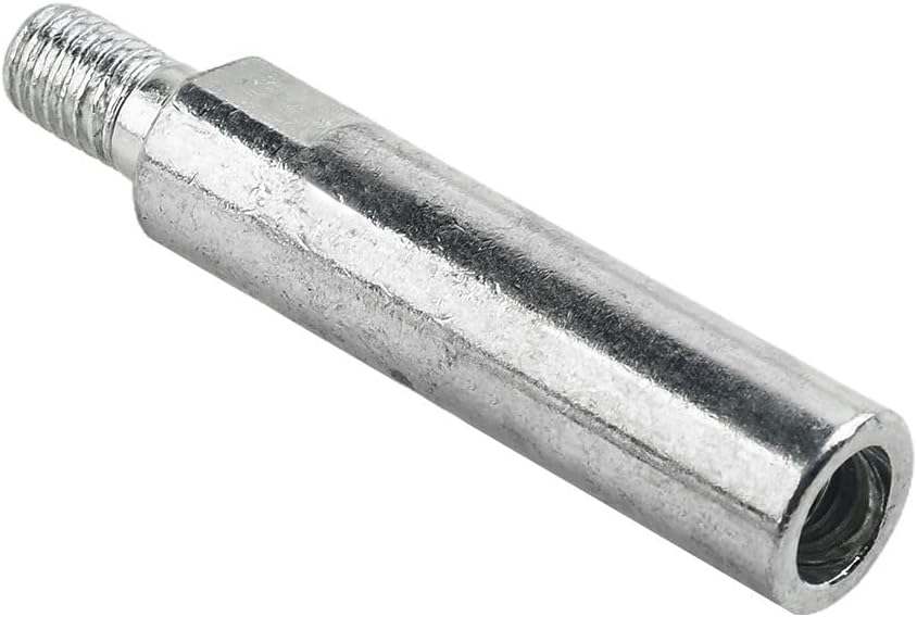 M10 Connector Adapter 14mm Shank Angle Grinder Extension Connecting Rod 80mm with 10mm Inner Diameter for Cutting Disc and Polishing Tool