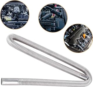 Taicols 59-inch Diesel Engine Heater Exhaust Pipe 1 "Inner Diameter Flexible Exhaust Pipe Stainless Steel clamp Bracket Exhaust Hose Portable Heater kit (59)