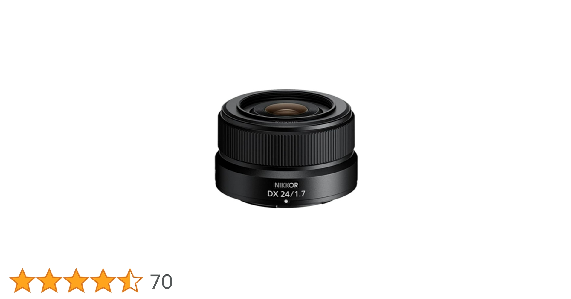 Nikon NIKKOR Z DX 24mm f/1.7 - Compact, Fast Prime Lens