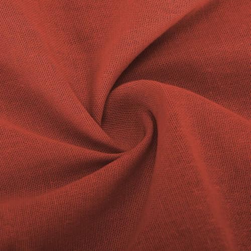 Girls Cotton Linen Pants Trendy Pleated Wide Leg Pants Kids Teen Elastic Waist Drawstring Athletic Summer Trousers4